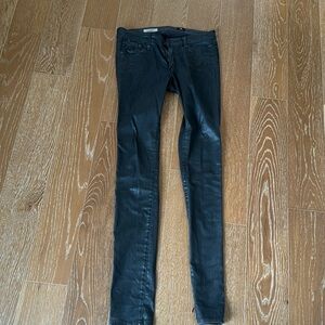 AG Adriano Goldschmied Faux Leather Slim Fit